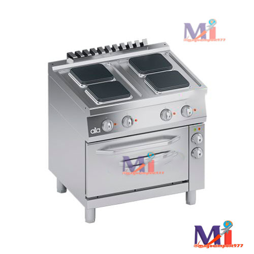 Cocina eléctrica 4 hornillas con horno ATA - Magoo Import